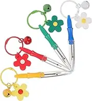 BELLIFFY 4Pcs Lightweight Seam Ripper Keychains Cross Stitch Thread Removers Portable Unpicker Tool for Easy Seam Removal Present for Sewing Enthusiasts