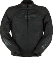 Furygan Atom Vented Evo, textile jacket , color: Black , size: S