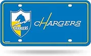 Rico Industries NFL Los Angeles Chargers Retro Metal Auto Tag 8.5" x 11" - Great for Truck/Car/SUV