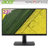 在飛比找Yahoo!奇摩拍賣優惠-Acer 宏碁 ET221Q 22吋 IPS 無邊框螢幕 液