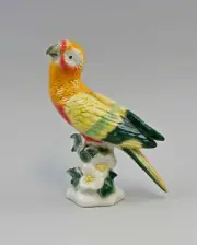 9942097 Porcelain Figurine Bird Sun Conure - Parakeet Wagner & Apel H22cm