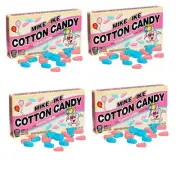 4 X Mike and Ike Cotton Candy Chewy Candy 4.25 OZ Box X NIB Boxes Pastel