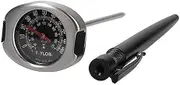 Taylor Pro Meat Thermometer Probe, Chef Kitchen Temperature Gauge with Protective Cover, Stainless Steel, 20°F to 220°F Range,Black,15.5 x 4.5 x 3.5 cm