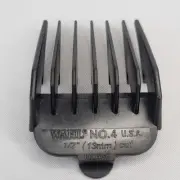 Wahl Hair Clipper Guide Comb Attachment No. 4, 1/2" (13mm) Cut, Model 3168-500