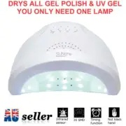 48W SUNone LED/UV Nail Lamp Light Gel Polish Cure Nail Dryer UV Lamp NEW