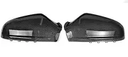 OSEAY Carbon Fiber Look/Blue Car Side Door Wing Rear View Mirror Cover Fit For Opel Vauxhall Astra H 2004-2013 Rearview Mirror Cover Cap(Carbon Fiber Look)