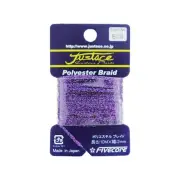 Justace polyester braid thread B09 purple 10ｍ fishing rod build