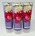 3 NEW BATH & BODY WORKS FREESIA ULTIMATE HYDRATION CREAM LOTION 8 OZ SHEA BUTTER