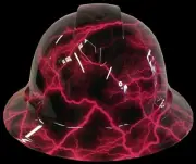 Hydro Dipped Hard Hat Ridgeline Full Brim Custom Pink Lightning