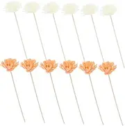 Ipetboom 12pcs Flameless Rattan Diffuser Sticks for Essential Oils Home Fragrance Sticks Portable Scent Accessories for Aromatherapy