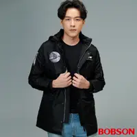 在飛比找PChome24h購物優惠-BOBSON 男款長板鋪棉外套