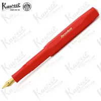 在飛比找momo購物網優惠-【KAWECO】CLASSIC SPORT系列 紅色 金尖 