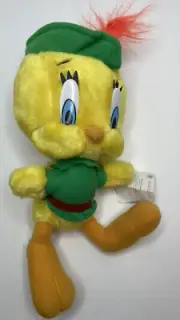 Vintage 1997 Tweety Bird Plush Peter Pan 12” In Soft Cute Rare F5 With Tags