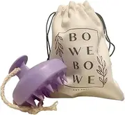 BOWE & BOWE Scalp Massager | ECO FRIENDLY Wheat Straw & Silicone Shampoo Brush | Stimulate Hair Growth | Help Remove & Prevent Dandruff | Cradle Cap Brush | Head Massage (Blue)