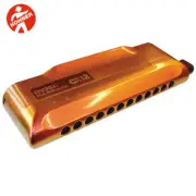 Hohner CX-12 "JAZZ" Key of C Chromatic Harmonica Red to Gold Finish 7545J-C