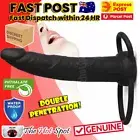 6 Inch Double Penetration Dildo Penis Cock Ring Strap On Anal Penetrator Sex Toy