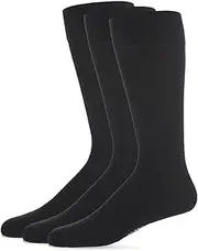 [MeMoi] Flat Knit 3PP Mens Mercerized Cotton Socks