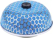 hks air filter + Air Filter, 3" Air Intake Filter High Flow Washable Universal Sponge Honeycomb Mesh Mushroom High Flow Washable JDM Performance (blue)