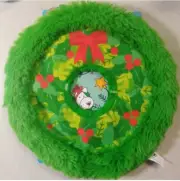 Bark Deck The Howls Wreath Toss T-Shirt Rope Crazy Crinkle Dog Toy