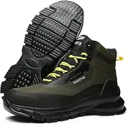 [Dressnu] Safety Shoes Labor Protection Shoes Protective Shoes Anti-Smash Breathable Non-Slip
