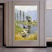 Paint by Numbers for Adults Peder Mork Monsted "Laundry Day" Adults Paint Kits Canvas Gifts Arts Crafts for Home Decor