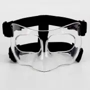 Adjustable Nose Guard for Broken Nose - Protect Your Face from Impact Clear Black
