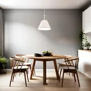 Kirby Pendant Light Small in White