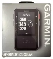 New Garmin Approach G20 Solar GPS Golf Handheld with Solar Charging 010-02889-00
