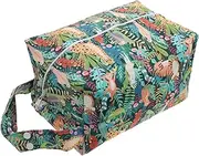 Nappy Pouch Multi-functional Wet Dry Diaper Storage Bag Travel Towel Bag Waterproof and Reusable Cartoon Design for Nursery