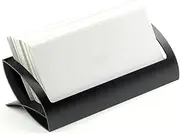 [SLEDEZ] Business Card Case Desktop Personalized Creative Business Card Holder (Color : Black, Size : As Shown)