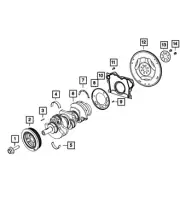 Genuine Mopar Flex-Plate Or Flywheel Backing Plate 4752465AA