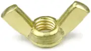 Brass Wing Nuts - Inch Sizes #6-32 to 1/2"-13 - QTY 100