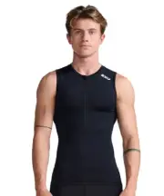 New 2XU- Men's Active Tri Singlet MC6438a Men's Med