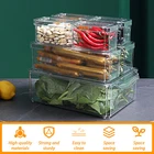 7Pcs Fridge Organizer Box with Lid Clear Fruit Storage Containers%