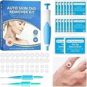Skin Tag Remover, Wart Remover, Skin Tag Removal Kit, Wart Removal Products for Small/Large Skin Tags 2-8mm with Painless Wart Removal Pen, Removal, Cleansing Wipes, Rubber, Safe and Pain-Free.