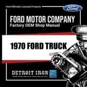 1970 Ford Truck Shop Manuals & Wiring Diagrams Kit