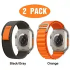 2 PACK Sport Trail Alpine Loop Band for Apple Watch Ultra 8 7 6 5 SE 44 45 49mm
