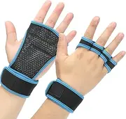 [uxcell] Workout Gloves, Weight Lifting Gloves for Men and Women, Gym Gloves Great for Cycling Sports Training Fitness XL, Light Blue