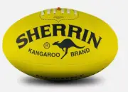 Sherrin Kangaroo Brand Synthetic All Surface AFL Football Size 5