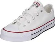 [Converse] Chuck Taylor All Star Eva Lift Platform Unisex White 40, White Garnet Navy, 40 EU