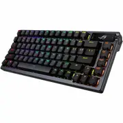 Asus ROG Azoth Gaming Keyboard - Wired/Wireless Connectivity - USB 2.0 Interface - RGB LED - Black - Mechanical Keyswitch - Bluetooth/RF - 5.1 - 2.40
