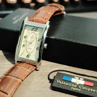 在飛比找蝦皮購物優惠-【現貨】Valentino coupeau 高級手錶 皮質錶