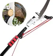 Professional Telescopic Tree Pruner Telescopic Pole Saws Extendable Pruning Saw Gardening Landscaping Branch Saw Lopper Tools with Tempered Steel Blade Saw 5.4M/18FT