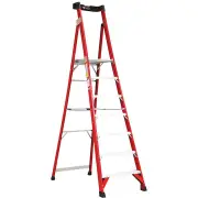 Renegade RIPLAT7 - Fibreglass Platform Ladder 7 Step 2.1m