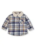 Baby Berry Sherpa Lined Shacket, Brown, Size 3-6 months
