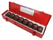 6409SP10 "INCH IMPACT SOCKET SET 3/4"" 8pcs. SHORT/LIGHT 1"" - 1.1/2" KING TONY