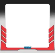 Outrun Mini Cabaret Arcade Monitor Bezel Artwork Sticker Decal