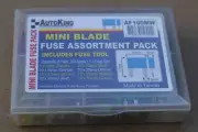 MINI BLADE FUSE ASSORTMENT KIT INC FUSE TOOL 3A 5A 7.5A 10A 15A 20A 25A 30A PACK