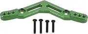 POENVFPO RC Front Plate,Aluminum Alloy Front Shock Tower Board Upgrade Parts for 1/10 Remote Control Car (Green)