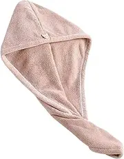 Ｂｅｓｇａ Hair Drying Wrap, Bath Cap, Hair Turban for Essential Bathroom Use, Light Pink, as described